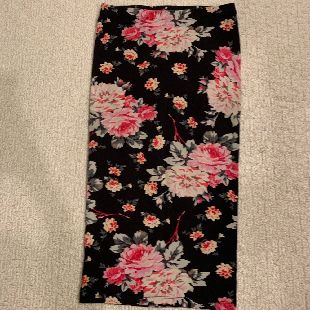 Express Floral Pencil Skirt, XS (stretchy)